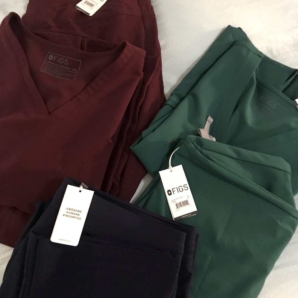 nwt fig s rubs size 2xl brand new from clean smoke free home